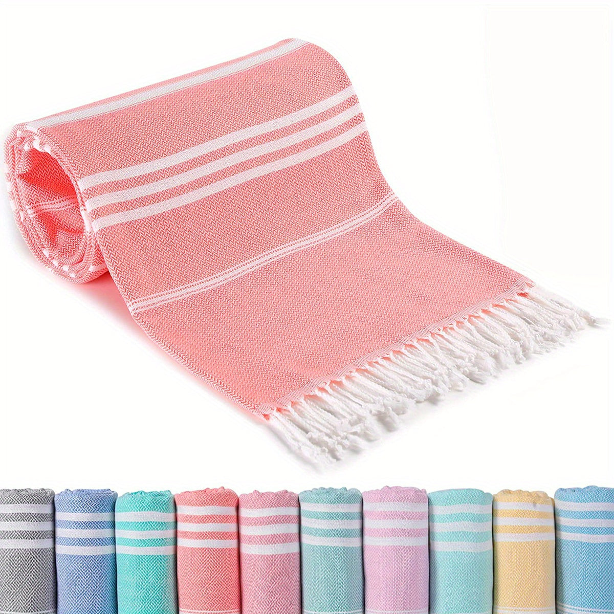 Oversized Beach Towel for Pool Cruise Vacation - Soft, Sandproof, Quick Dry