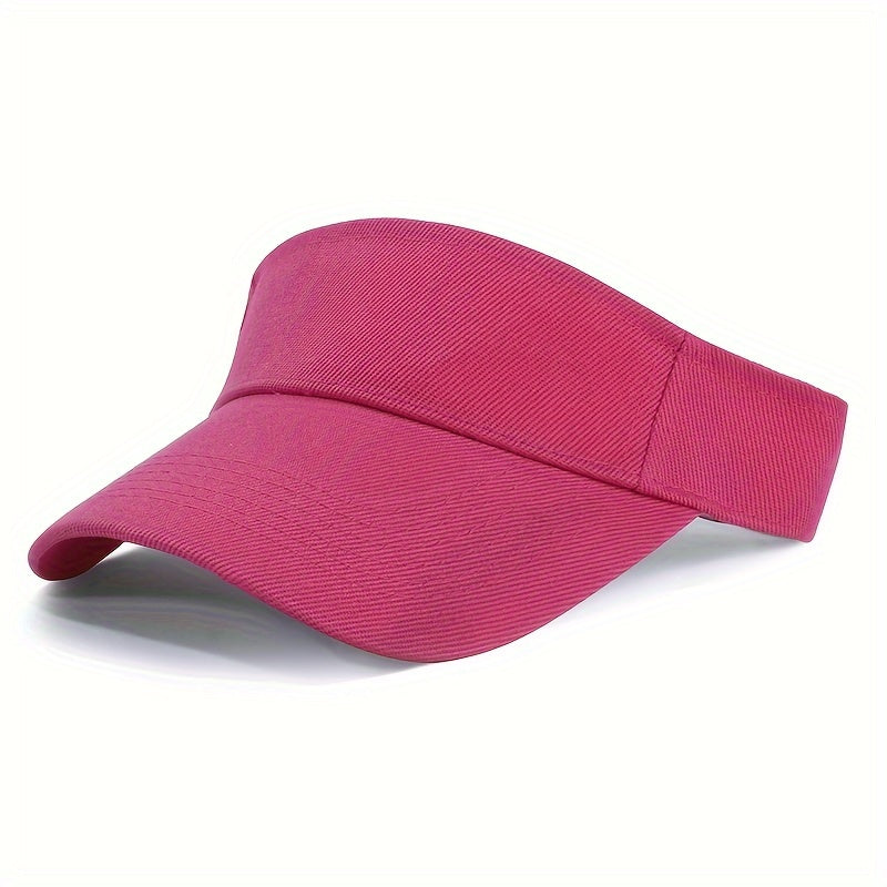 Candy Sports Visor Hat Lightweight Casual Solid Sun Hat Unisex