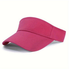 Candy Sports Visor Hat Lightweight Casual Solid Sun Hat Unisex