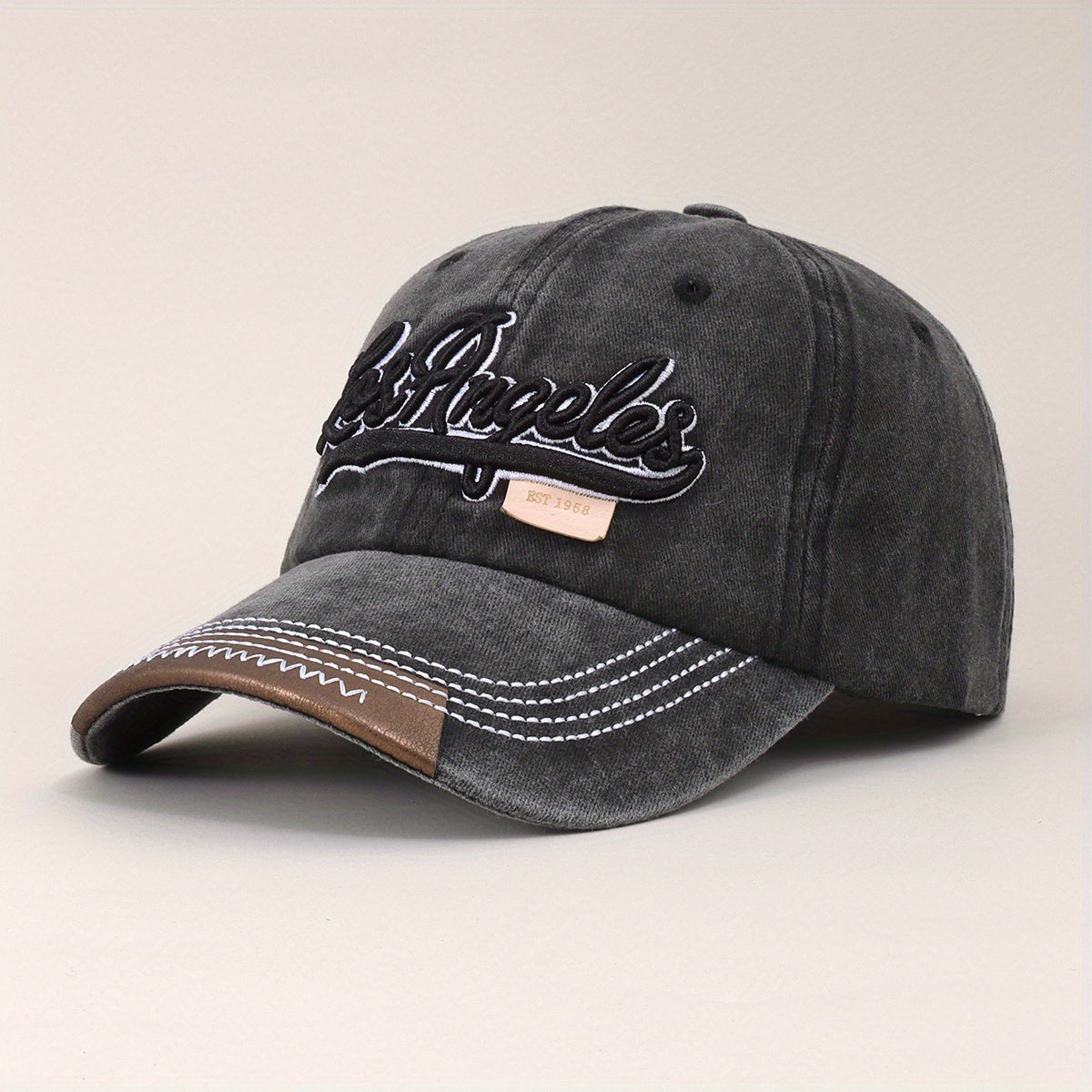Distressed Vintage Baseball Cap Unisex Embroidered Dad Hat Adjustable Sports Hat