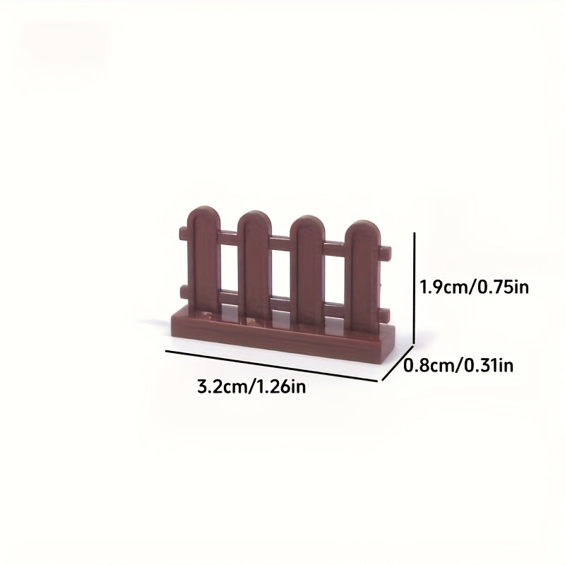 12pcs Toy Railing Brick Parts Set Gift for Kids