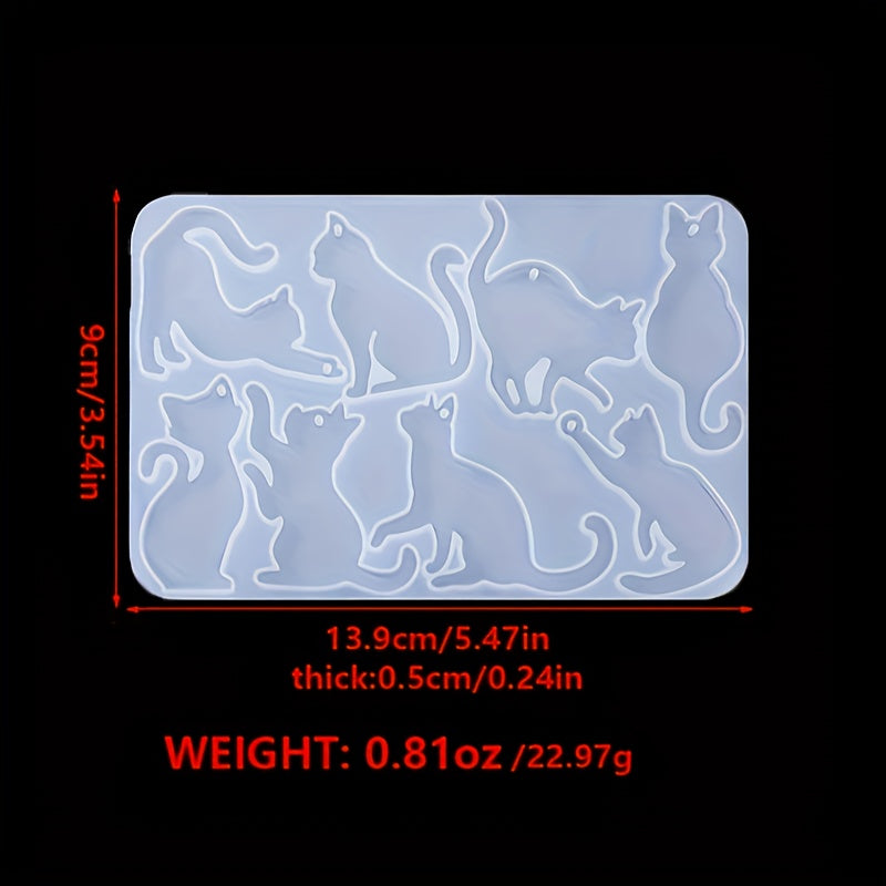 53pcs Crystal Dropping Gel Resin Earrings Pendant Silicone Mold Set