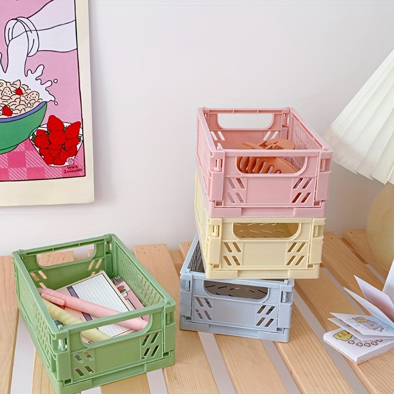 Stackable Cosmetics Holder Foldable Storage Organizer