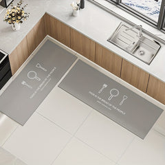 Non-slip Kitchen Floor Mat Absorbent Quick Dry Rubber Back Kitchen Rug