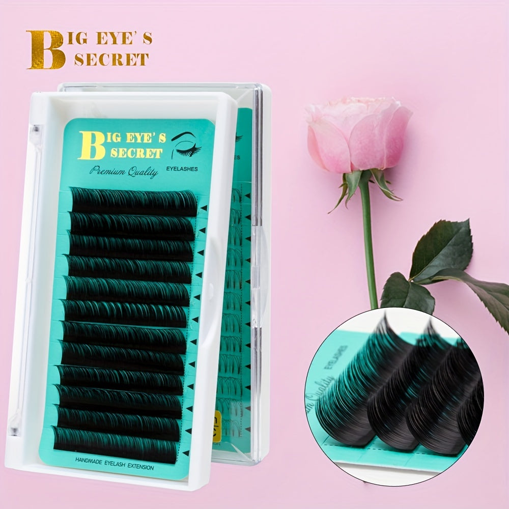 Natural Soft Curling Cluster Lashes 0 15mm Individual Extensions