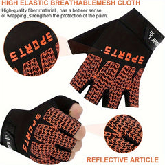 Kids Fingerless Cycling Gloves Non Slip Toddler Sport Half Finger Fishing Gloves