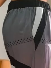 Women's Plus Geometric Print Hoodie Pullover & Pants Set