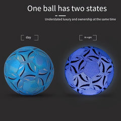 Glow Soccer Ball Reflective Soccer Ball For Night Games And Training Football