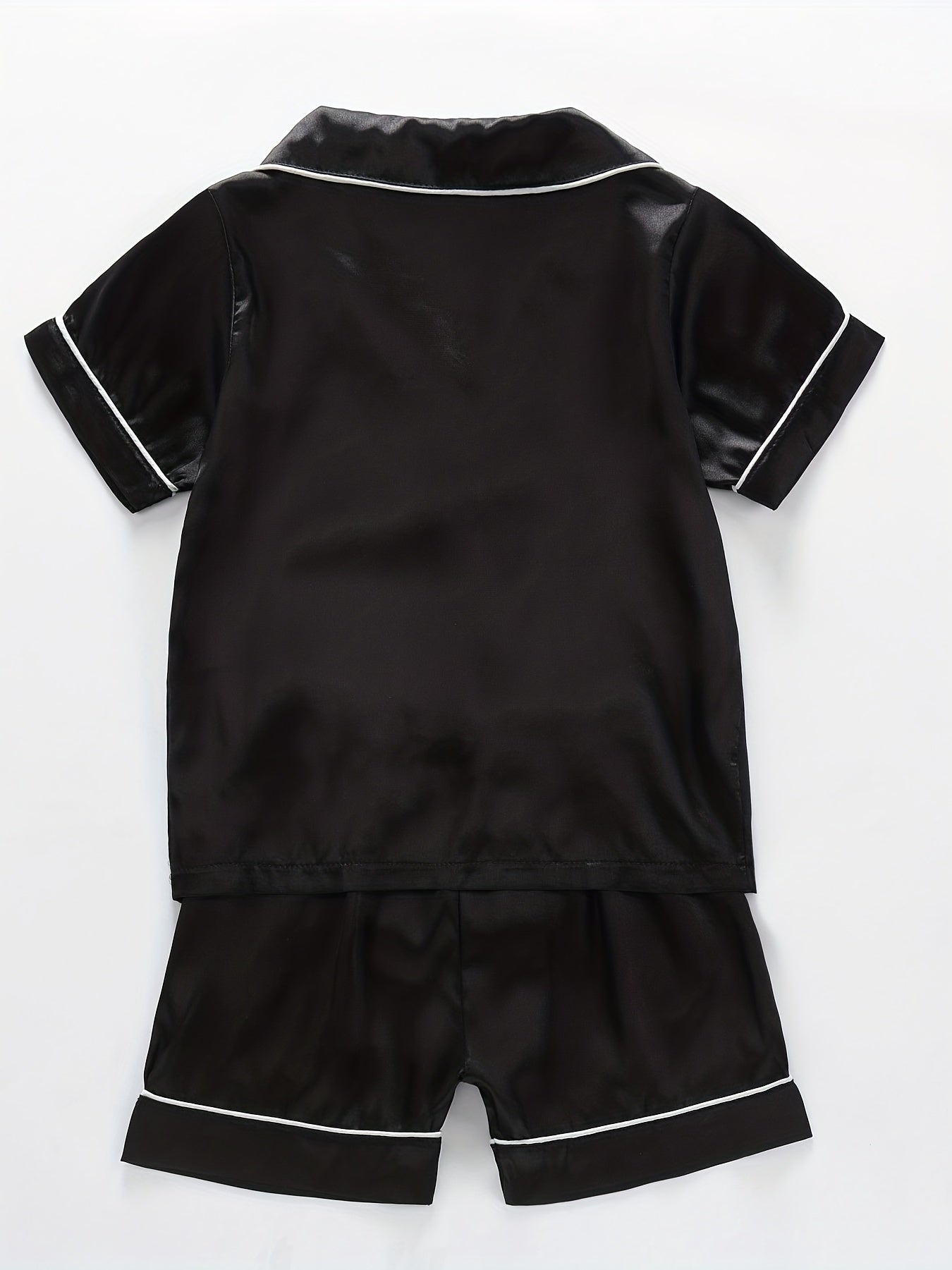Boys Pajama Set Short Sleeve Tops & Bottoms Cozy Homewear