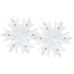 2pcs Snowboard Pedal Pads 3D Transparent Non Slip Snowflake Pedal Pad