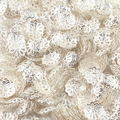 200pcs 0.3" Tassel Caps DIY Flower Spacer Beads for Earrings Bracelets