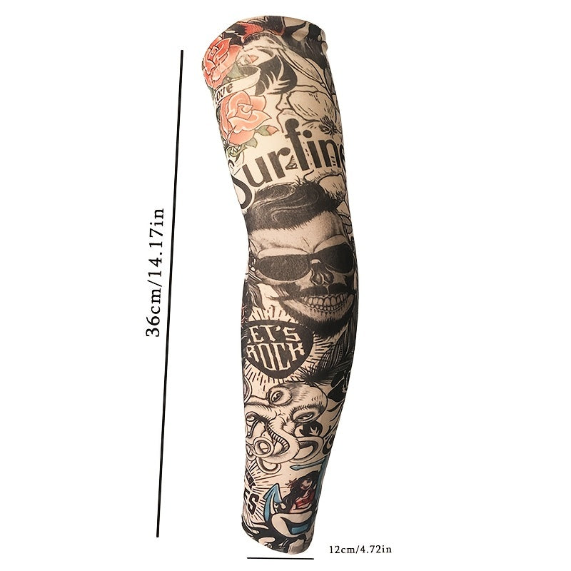 Tattoo Sleeve Ice Sleeve Cycling Sunscreen Fishing Outdoor Arm Sleeve