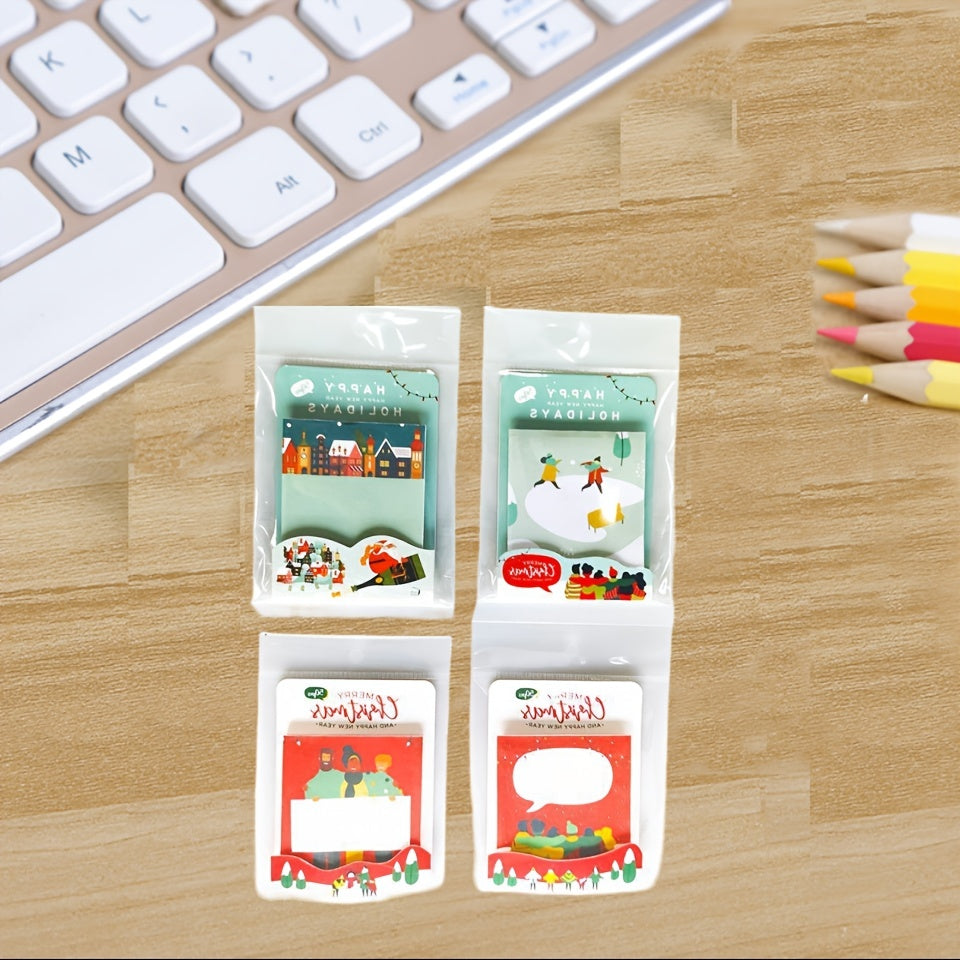 Christmas Cartoon Sticky Notes 50 Sheets Each