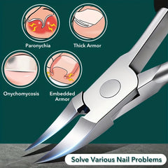 Nail Clipper for Thick Nails & Ingrown Toenails Dead Skin Cutter Pedicure Tool