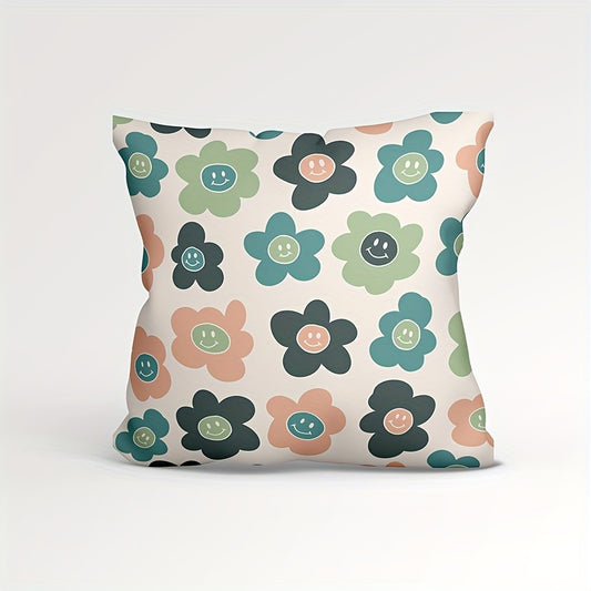 Vintage Hand painted Graffiti Throw Pillow Cover Home Decor