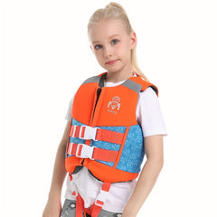 Neoprene Life Jacket For Kids Buoyancy Life Vest Boys Girls Diving Flotation