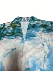 Floral Print Long Sleeve Open Front Cardigan