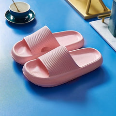 Men's Cloud Slides Casual Non slip Platform Slippers Comfortable House Shoes