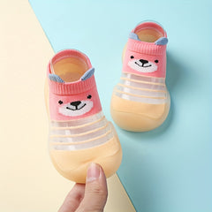 Boys Cartoon Woven Sock Shoes Soft Sandals Crib Shoes