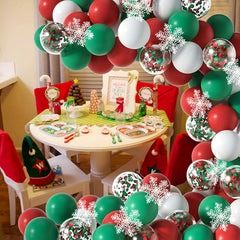 101pcs Christmas Balloon Garland Arch Kit Holiday Decor Party Favor