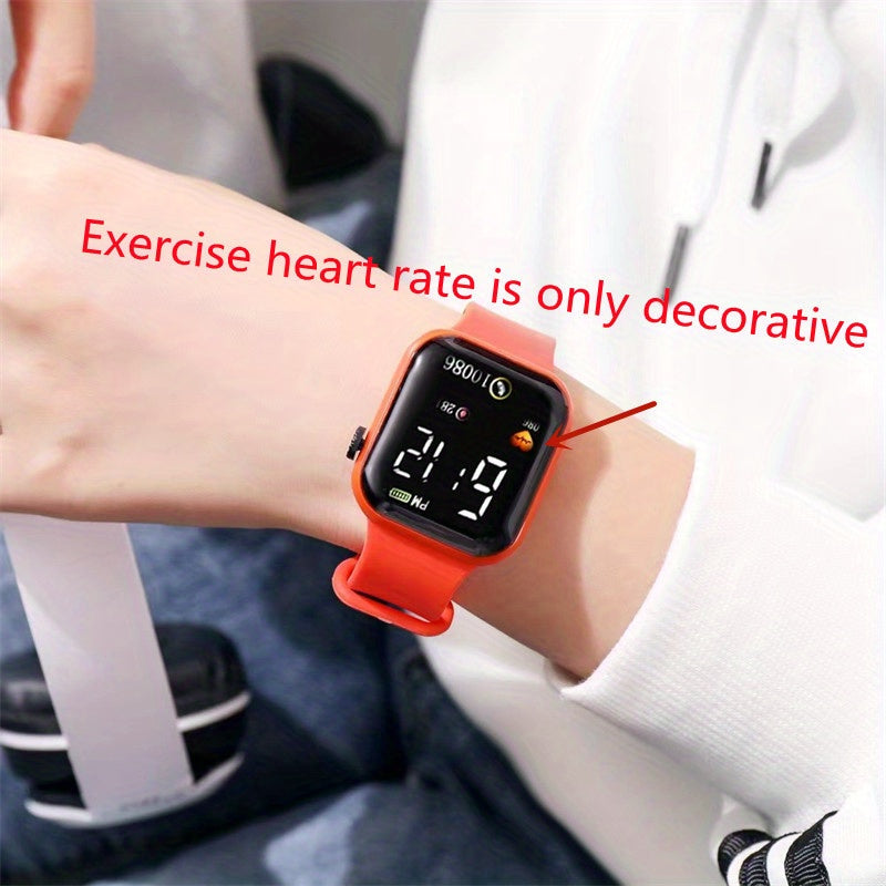 LED Electronic Watch Block Digital Student's Watch