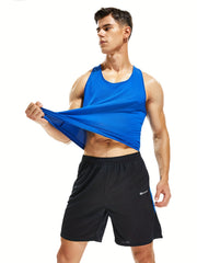 ZENGVEE Men's Gym Tank Tops Quick Dry Workout Bodybuilding Vest