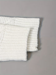 Casual Sweater Women's Plus Solid Turtleneck Knitted Pullover