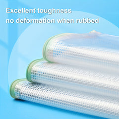 8pcs Light Green Mesh Office Document Storage Bags