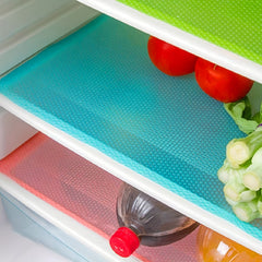 4pcs Refrigerator Liners Washable Mats Covers Pads Home Kitchen Gadgets