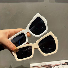 Y2K Irregular Frame Sunglasses for Women Men Hiphop UV400