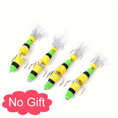 FTK 4PCS Soft Bass Lure 2.1g 3.14inch
