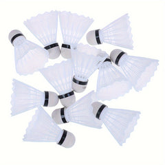 12pcs Plastic Badminton Ball Sports Training Shuttlecocks