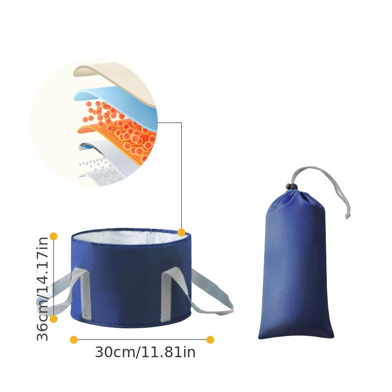 Portable Foldable Foot Basin - Waterproof Foot Bath