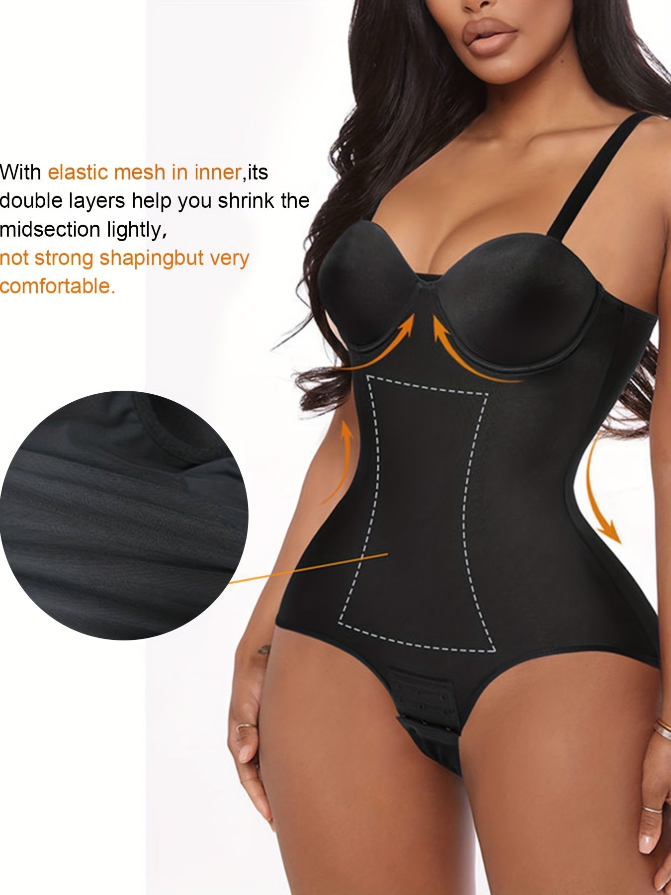 Tummy Control Bodysuit Push Up Shapewear