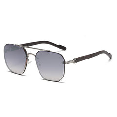 Wood Grain Travel Sunglasses