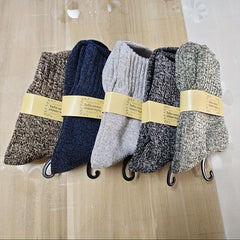 5 Pairs Warm Crew Socks Men Winter Outdoor Hiking Trekking Camping Fishing