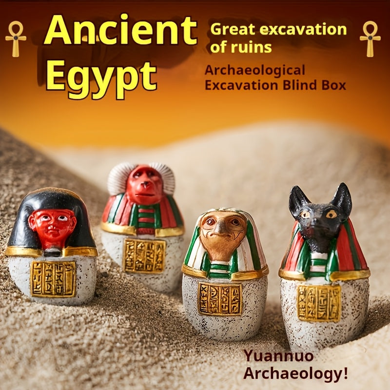 Archaeological Excavation Blind Box - Egyptian Pyramid Museum Treasure