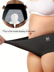 3 Pack Plus Size Period Panties Set Leakproof Women's Underwear
