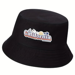 California Print Bucket Hat Causal Basin Hat for Women