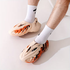 Men's Camo Tie Dye Slip On Clog Sandals