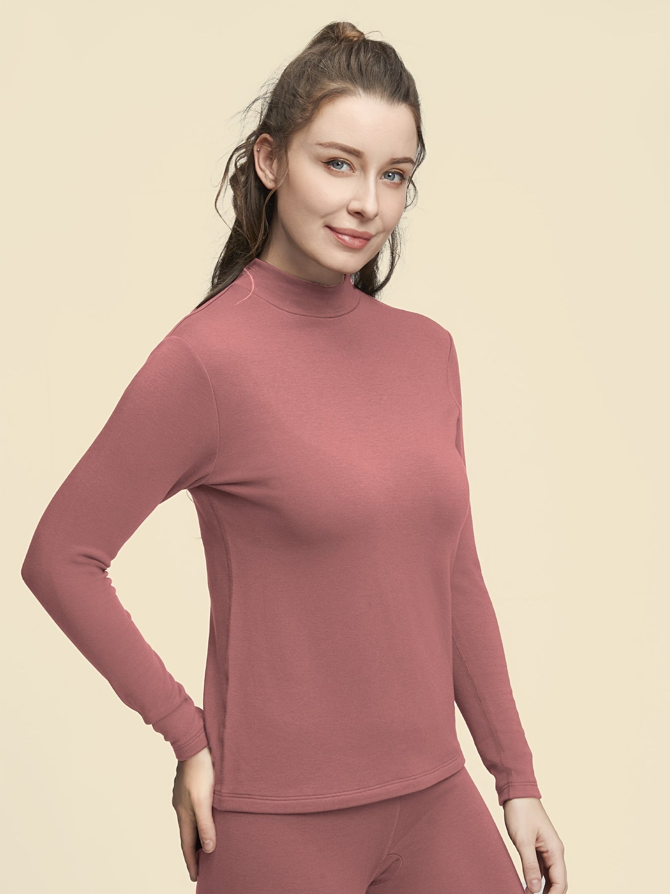 Soft Thermal Underwear Long Sleeve Top Women's Lingerie