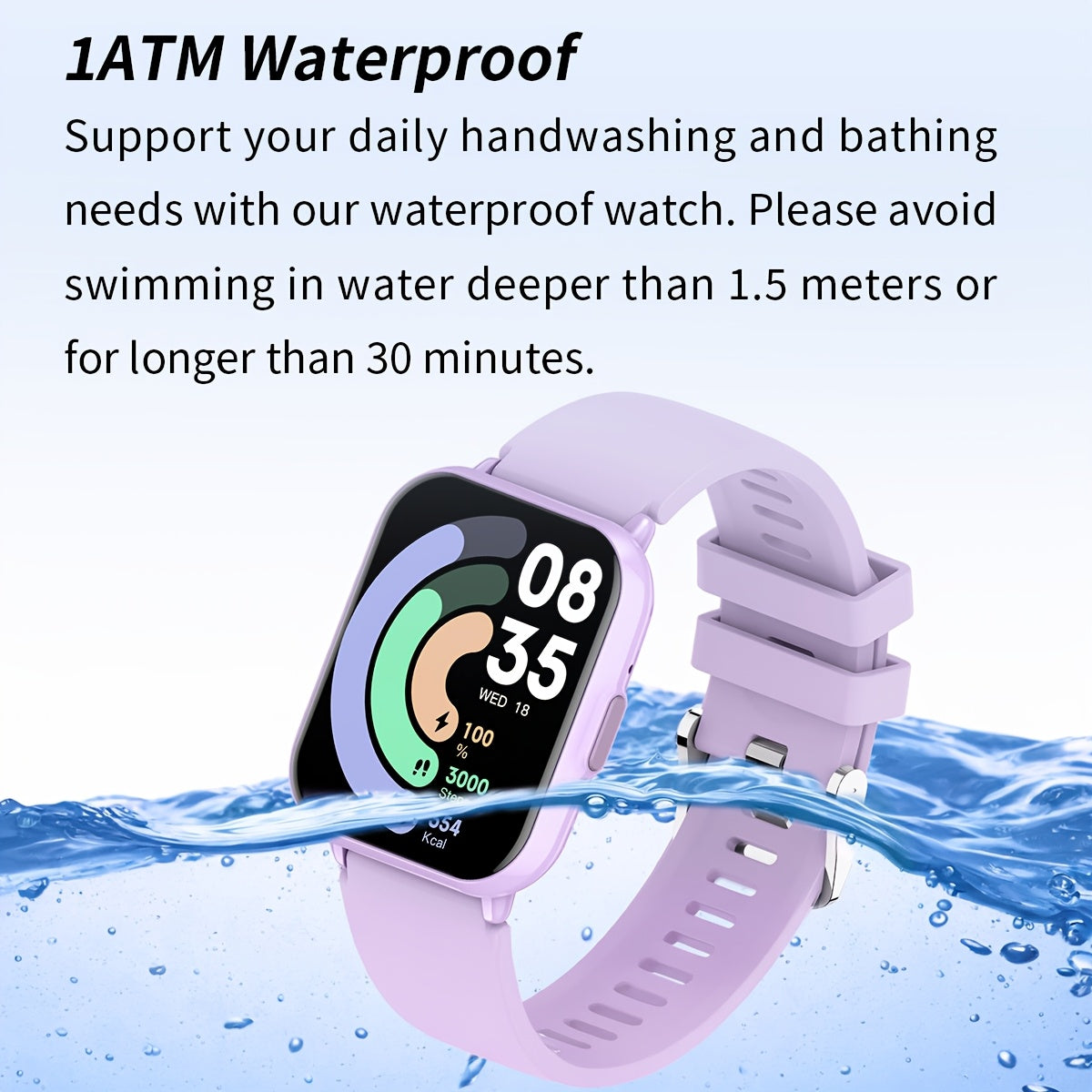 1.83 Inch Screen Smartwatch 1 ATM Wireless Calling Multiple Sports Modes