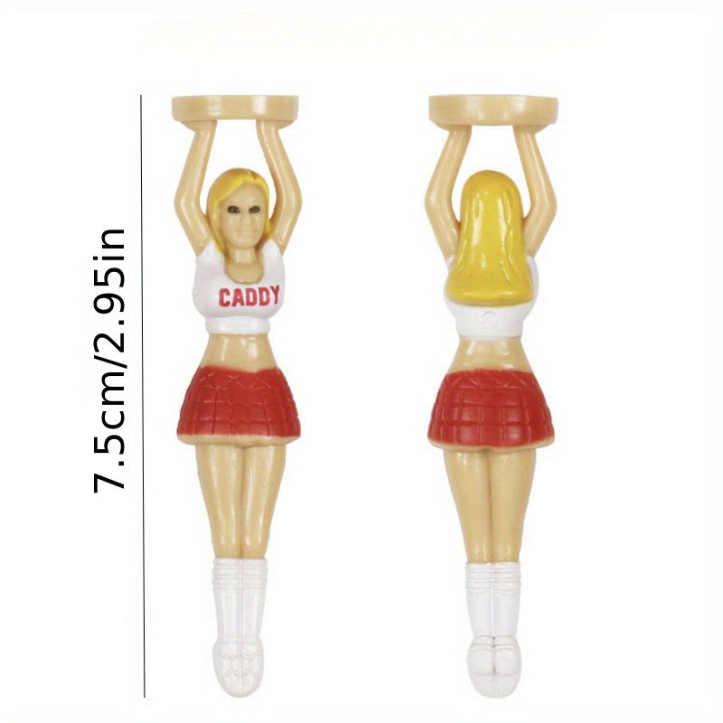 3pcs Golf Spike Women's Ball TEE Model Spike Holder Boxed Golf Supplies