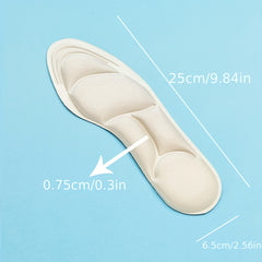 Sports Shock Absorption Insoles High Elastic Deodorant Running Insoles