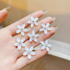 10pcs Flower Mini Claw Clips Hairpin Hair Accessories Girls Gift