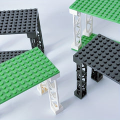 3 Tier Desktop Organizer with Building Blocks Storage Solution