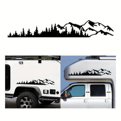 Mountain Tree Decal Sticker for RV Motorhome Truck