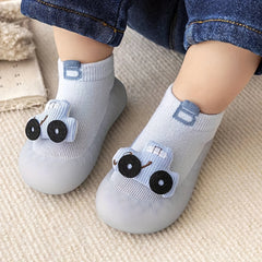 Cartoon Slip On Sock Shoes For Baby Girls Non Slip Walking Shoes