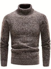 Men's Knitted Turtleneck Pullover Warm Top