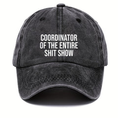 Distressed Vintage Funny Letter Print Baseball Cap Sun Protection